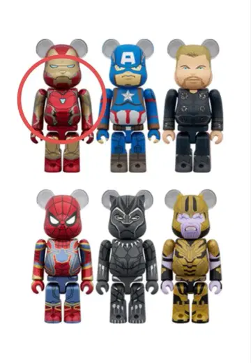 베어브릭 인피니티 사가 아이언맨