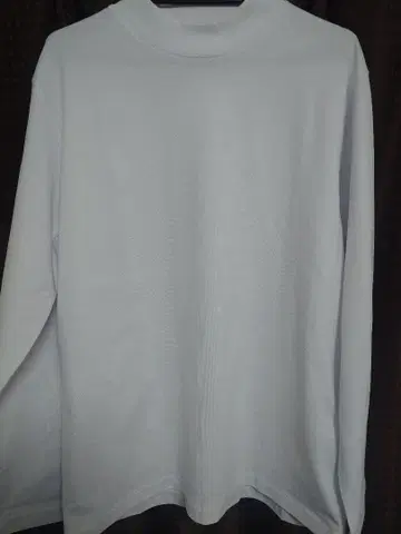 [ BEAUTY&YOUTH ] 클리어 가스 코튼 모크넥 티셔츠 화이트 L