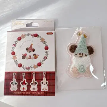 디즈니 크리스마스 릴린린 키체인 키링 스카이블루 블루