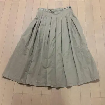 그랑마마도터 코튼 플리츠 스커트