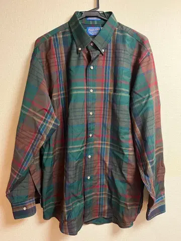 Pendleton 타탄 체크 버튼 다운 셔츠