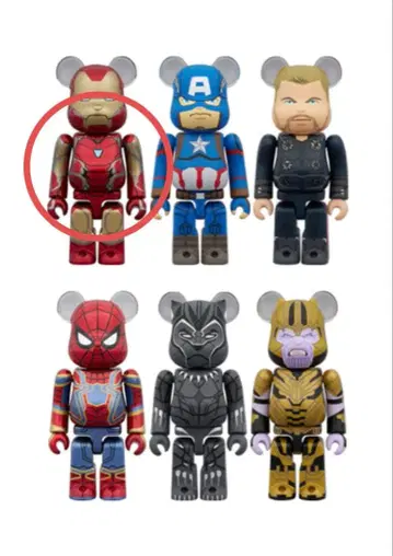 베어브릭 인피니티 사가 아이언맨
