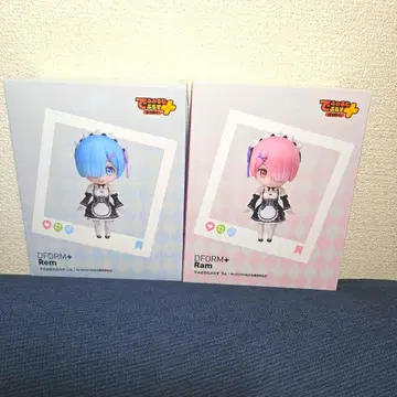 DFORM+ 렘 & 라무 피규어 세트