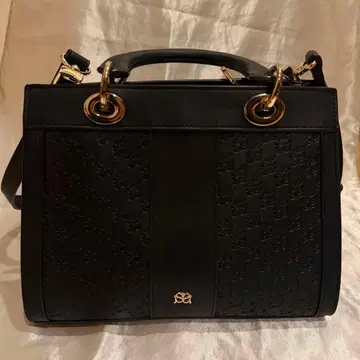 snidel 퍼프 핸들 백 블랙