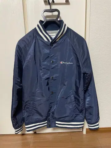 Champion 네이비 바시티 자켓 M