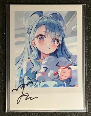 코보 카나에 생일 기념 2024 친필 사인 폴라로이드풍 브로마이드 카드