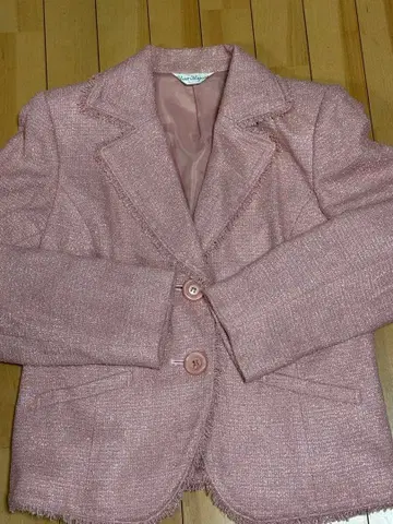 핑크 트위드 자켓 15호