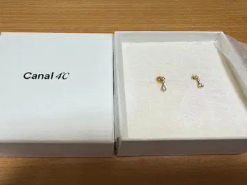 Canal 4C 골드 스터드 귀걸이