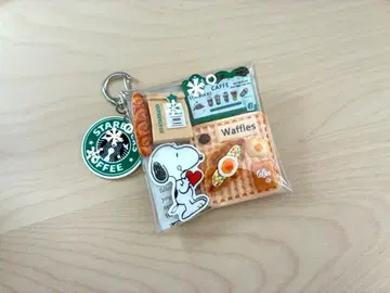 가챠 파우치 스누피 카페