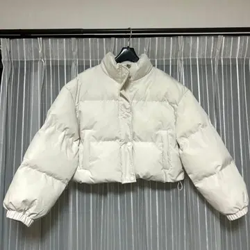 다운 자켓 화이트