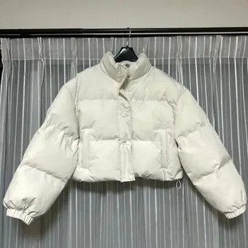 다운 자켓 화이트