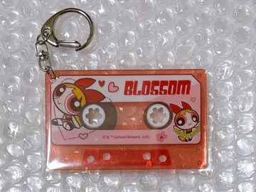 파워퍼프걸 카세트 테이프풍 아크릴 키링 블라썸