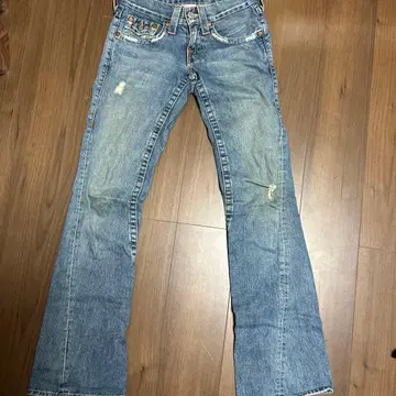 트루릴리젼 90s 플레어 데님 USA 착용