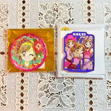 GALS! [ 리본 70주년 기념 CAFE ] 캔뱃지 아크릴 스티커