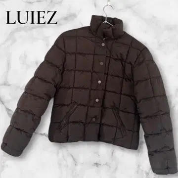 숏 기장 다운 자켓 M 브라운 컴팩트 심플