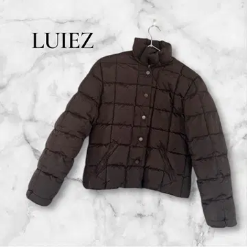 숏 기장 다운 자켓 M 브라운 컴팩트 심플