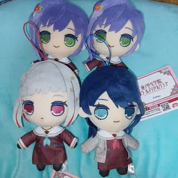 러브 라이브! 하스노소라 여학원 큐루마루 봉제 인형 4개 세트