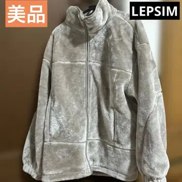 LEPSIM (렙심) 퍼 자켓 보아 자켓 베이지