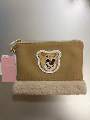 [ LOVERARY BY FEILER ] 올드 테디 와펜 보아 파우치