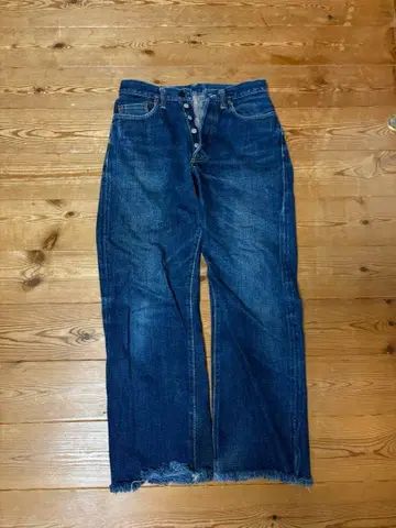 [ 레어템 ] DENIME 스트레이트 데님 프린지 컷