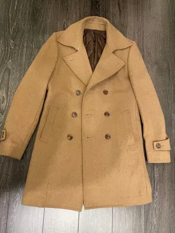 이탈리아제 발리스 x 아바하우스 롱 피코트 브라운