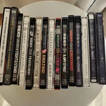 미야노 마모루 라이브 DVD 블루레이 15개 세트
