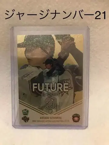 세이미야 코타로 저지 넘버 FUTURE is born 21 루키 카드