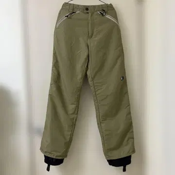 카키 스노우보드 팬츠 여성용