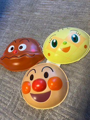 호빵맨 가면 3개 세트