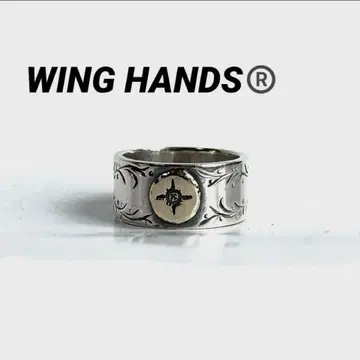 윙즈 실버 K10 반지 약 20.5~21호 사이