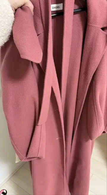 SNIDEL 빅 칼라 리버 울 코트