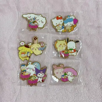치이카와 산리오 슈퍼마켓 핀즈 컬렉션 6종