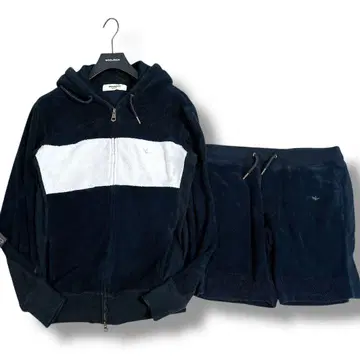 1PIU1UGUALE3 RELAX 셋업 후드티 팬츠 블랙