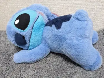 디즈니 스티치 가로 엎드림 V-BIG 봉제 인형