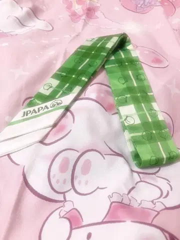 컬러풀 피치 쟈파파 스카프