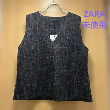 ZARA 트위드 베스트 L 사이즈