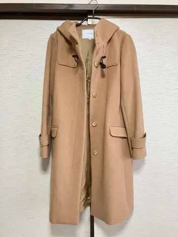 UNTITLED 베이지 더플 코트 사이즈 1