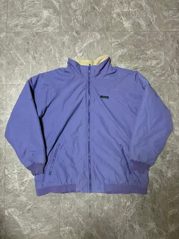 랜즈 엔드 스콜 자켓 보라색 XL 구제 의류 나일론