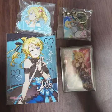 러브 라이브 아야세 에리 브로마이드 캔뱃지 아크릴 키링