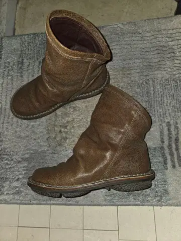 trippen 숏부츠 브라운 가죽