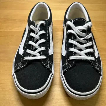 Vans 블랙 캔버스 스니커즈