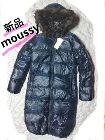 새상품 moussy 롱 다운 코트