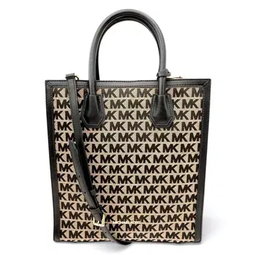 마이클코어스 머서 2WAY 토트백 올 패턴 캔버스