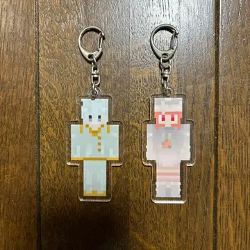 컬러풀 피치 공유 하우스 키링 노아 히로