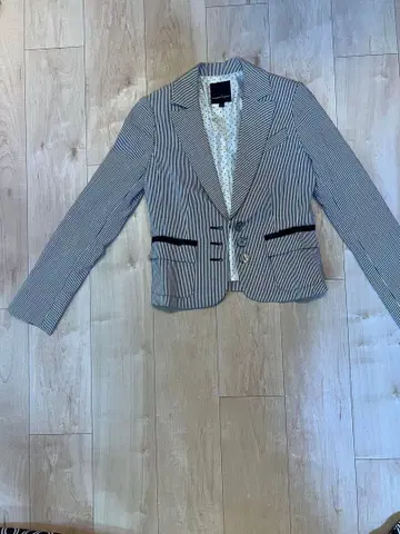 nanette lepore 스트라이프 테일러드 자켓