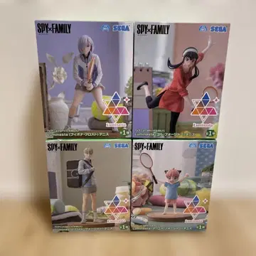 SPY x FAMILY 피규어 테니스 4종 세트