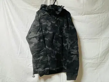 새상품급 BEAMS 카모 패턴 집업 후드티 M