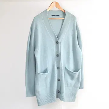 FRAMeWORK 와이드 V넥 가디건 그린 프레임워크