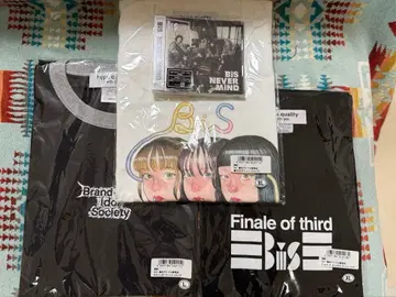 BiS 티셔츠 3장 + 앨범 NEVER MiND