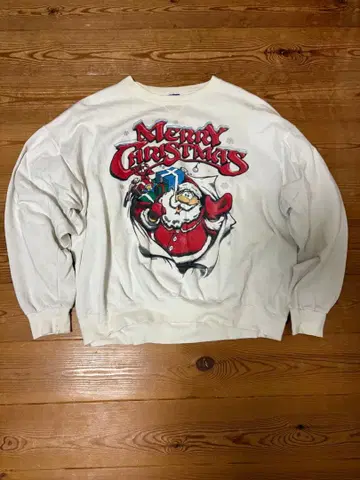 80s S.E.A. SPORTS XL 산타클로스 맨투맨